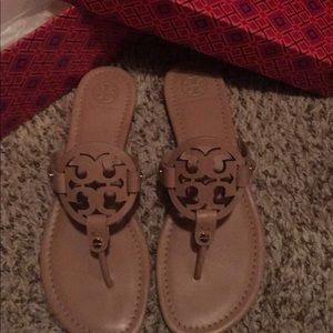 Fresh Tory Burch nude sandals!!!